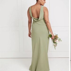 SIX STORIES COWL BACK CREPE DRESS SIZE UK 12 = US 8